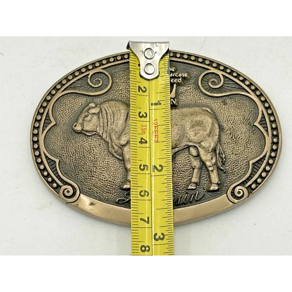 TONY LAMA Limousin Bull Cow Sire Belt Buckle Cattle Breed Series FIRST Edition